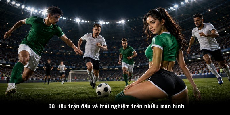 Dữ liệu trận đấu và trải nghiệm trên nhiều màn hình