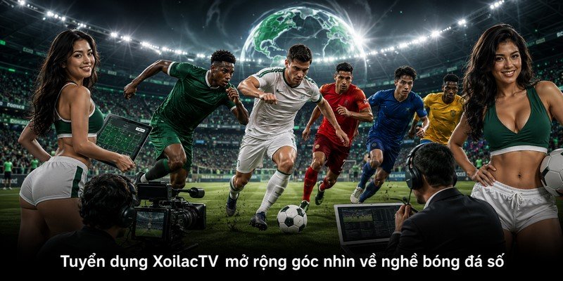 Tuyển dụng XoilacTV mở rộng góc nhìn về nghề bóng đá số