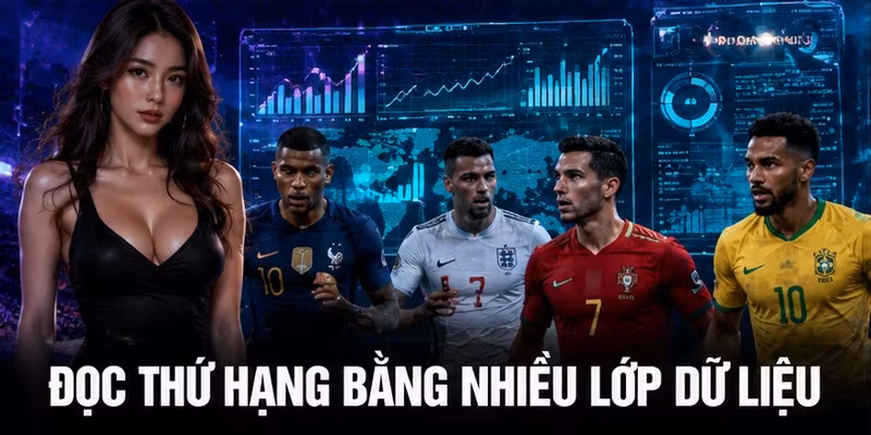 Đọc thứ hạng bằng nhiều lớp dữ liệu