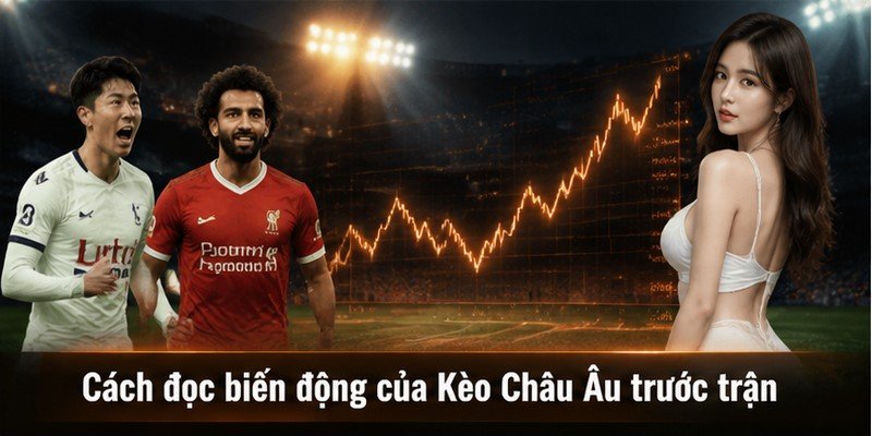 Cách đọc biến động của Kèo Châu Âu trước trận