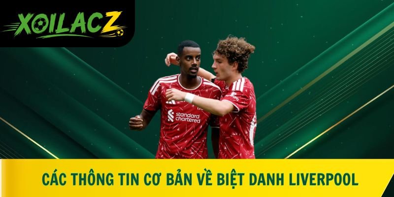 Các thông tin cơ bản về biệt danh Liverpool