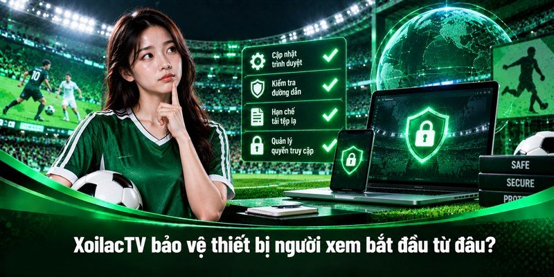 XoilacTV bảo vệ thiết bị người xem bắt đầu từ đâu?