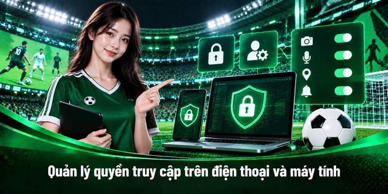 Quản lý quyền truy cập trên điện thoại và máy tính