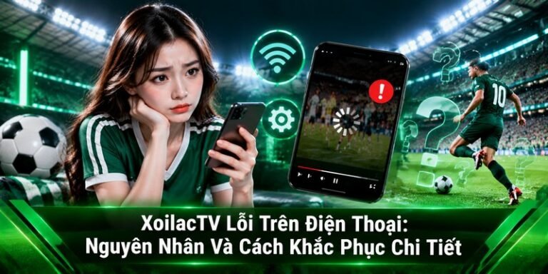 XoilacTV lỗi trên điện thoại